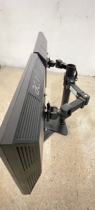 Soporte Doble Pantalla Acer Negro