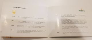 Libretto Rolex Oyster