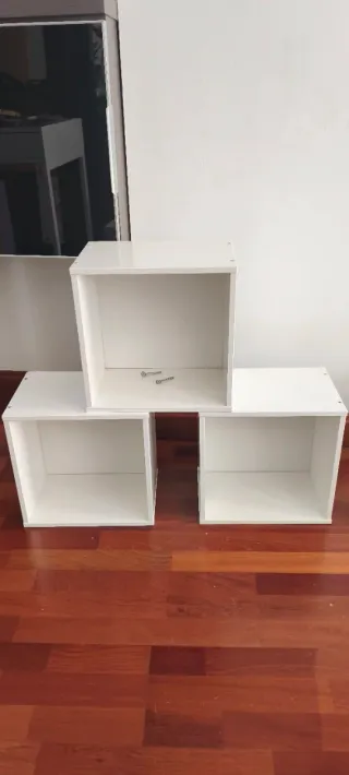 Estanteria  de pared blanco 30x30 cm (3)