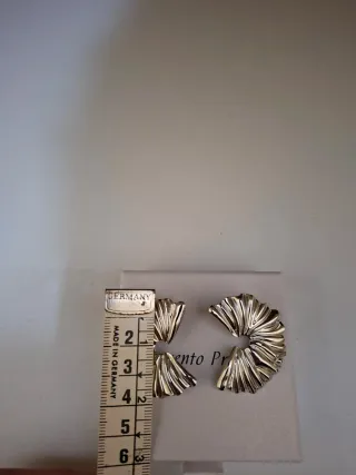 Orecchini ventaglio acciaio argentato