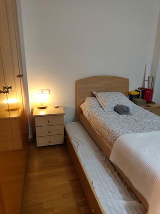 Cama nido madera con 2 colchones