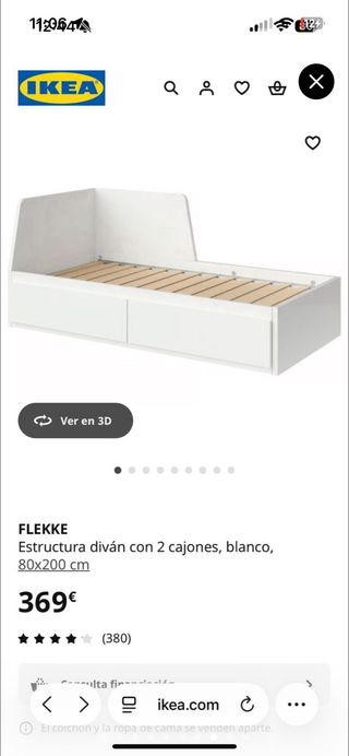 conjunto diván ikea y armario (todo incluido)nuevo