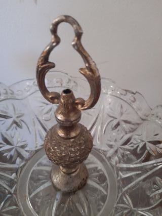 Fruteira de Vidro Vintage Decorativa