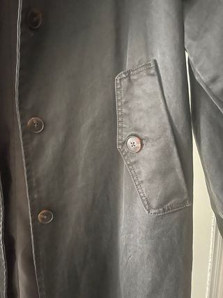 Zara Gabardina encerada