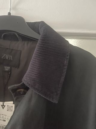 Zara Gabardina encerada