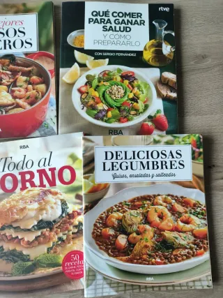 Lote libros de cocina
