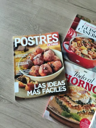 Lote libros de cocina