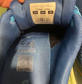 Zapatillas running Fila hombre azul/blanco