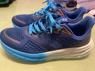 Zapatillas running Fila hombre azul/blanco