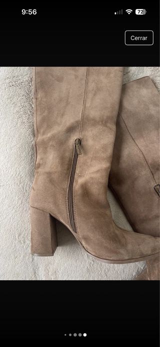 Botas altas ante tacón