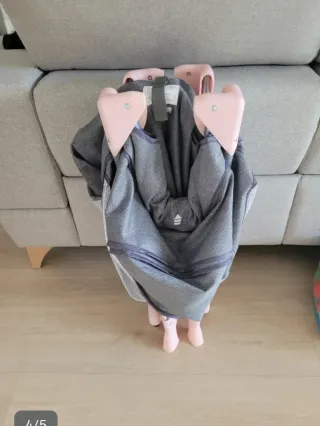 Cuna de viaje Kinderkraft gris