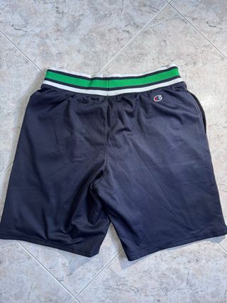 Pantalón Champion x NBA Azul y Verde