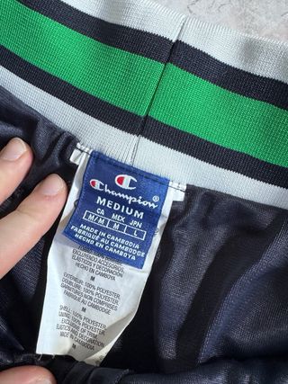 Pantalón Champion x NBA Azul y Verde