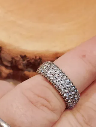 Anillo Plata 925 Pavé