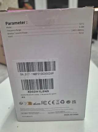 Altavoz Bluetooth S17-1 Multicolor