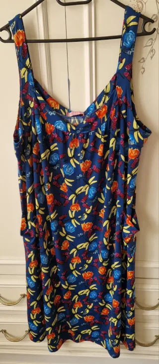 Vestito donna curvy fantasia floreale