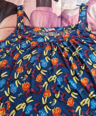 Vestito donna curvy fantasia floreale