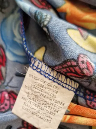 Vestito donna curvy fantasia floreale