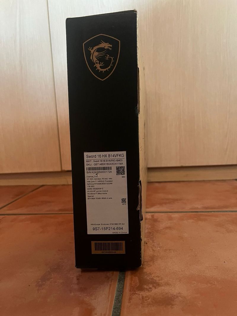 MSI Sword 16 HX B14VFKG Gaming Laptop afbeelding 2