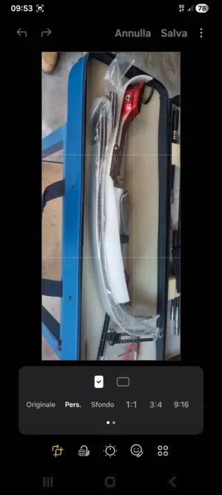Arco con custodia e accessori