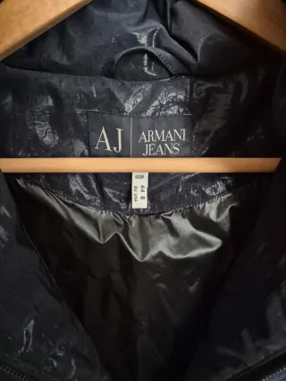 Abrigo Armani Jeans Mujer Talla M Azul