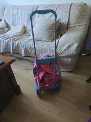 Mochila escolar niña con ruedas