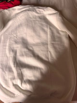 Sudadera Duff Blanca y Rosa