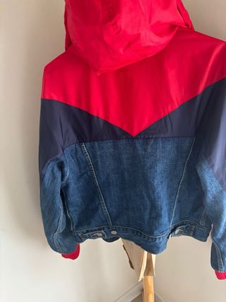 Chaqueta Levi's Denim y Nylon Roja/Azul