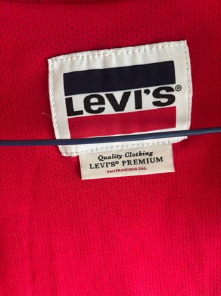 Chaqueta Levi's Denim y Nylon Roja/Azul