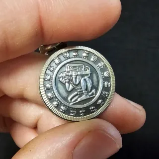 Colgante Calendario Maya Plata