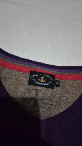 Maglione Norss Viola Uomo
