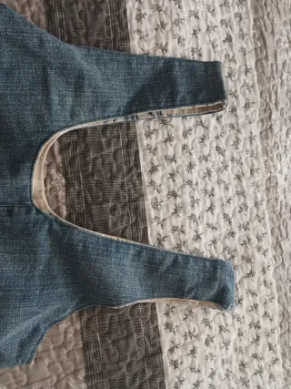 Borsa in jeans decorata