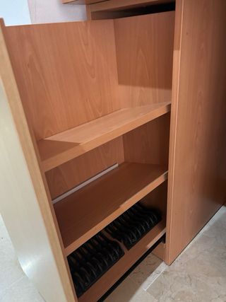 Escritorio madera y metal