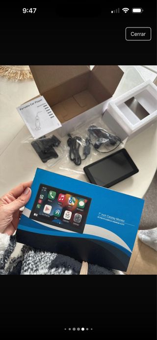Monitor CarPlay 7 con Cámara Trasera