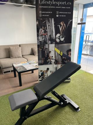 Banco de pesas ajustable seminuevo