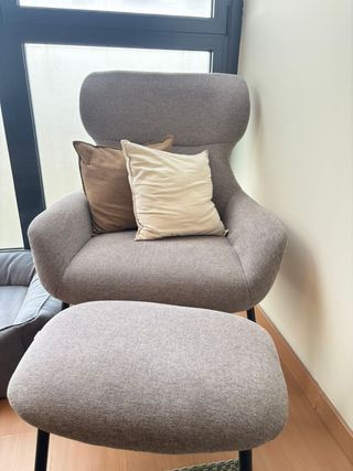 Butaca Belina Kave Home + Reposapiés