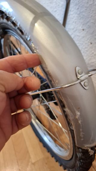 Bicicleta azul para niños y adultos