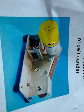 Lijadora de banda y accesorios