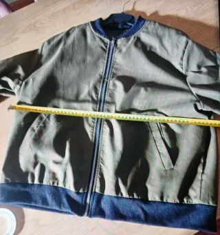 Chaqueta Bomber Marrón/Verde
