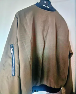 Chaqueta Bomber Marrón/Verde