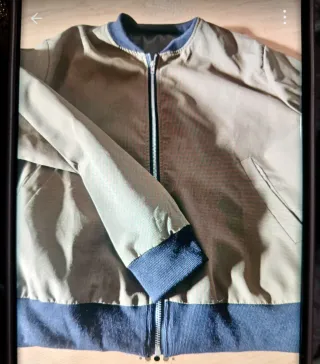 Chaqueta Bomber Marrón/Verde