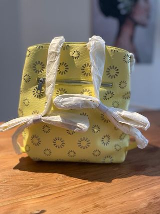 Mochila/Bolso Desigual Amarillo Láser NUEVO