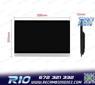 PANTALLA REPOSACABEZAS MULTIMEDIA DE 13,3 "
