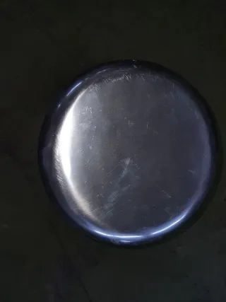 Taburete de aluminio pulido