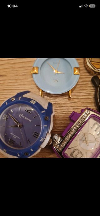 Lotto casse orologi per pezzi di ricambio