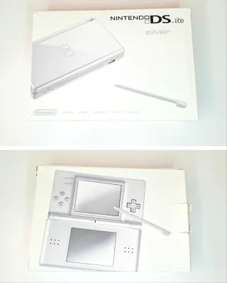Nintendo DS Lite Plata + Caja + Funda + cargador