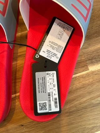 Chanclas Armani EA7 Rojo/Gris Talla 45