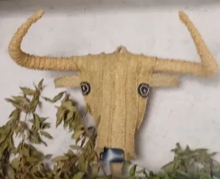 Cabeza de Toro Artesanal de Esparto