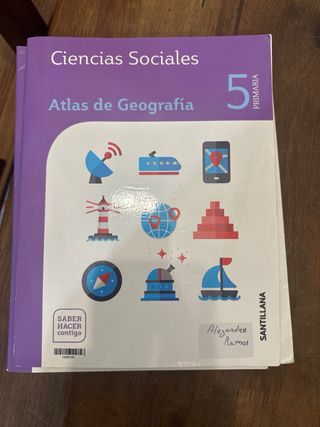 Libros Ciencias Sociales 5º Primaria Santillana