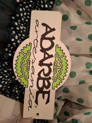 Vestido Sevillana Lunares Verdes